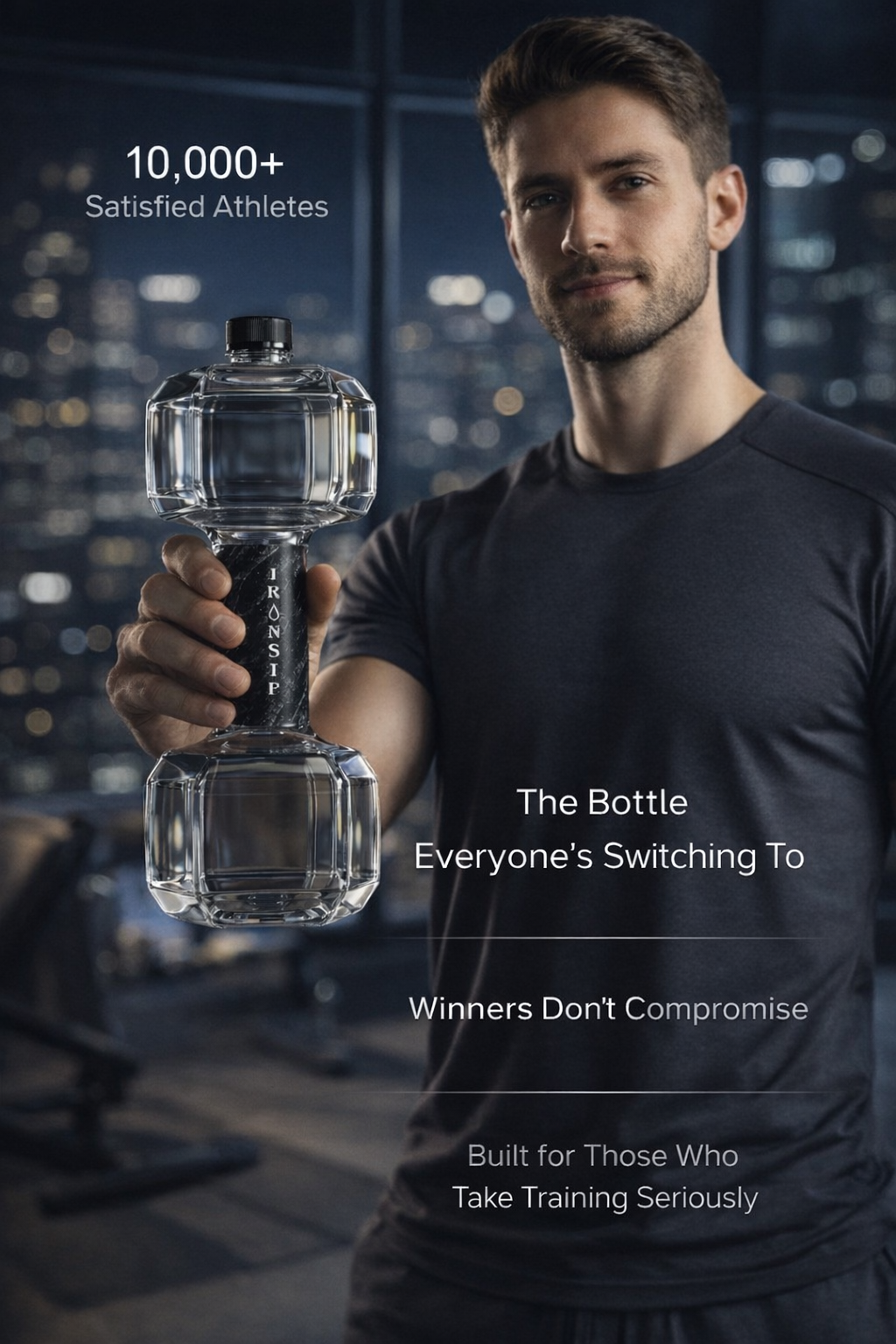 Dumbbell Water Bottle